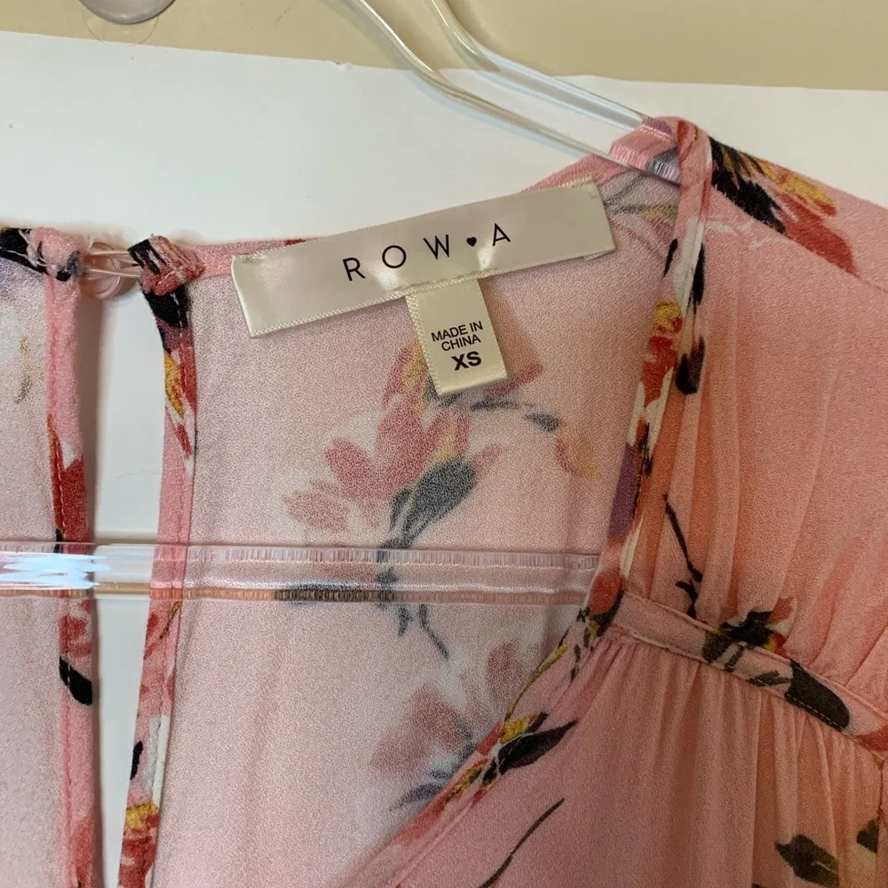 Row A Blush Floral Maxi Dress Nordstrom - Picture 4 of 6